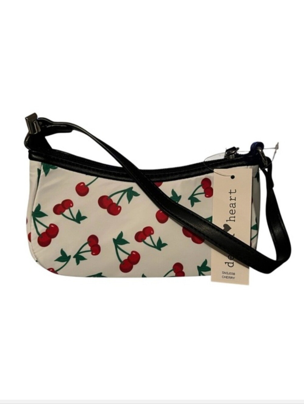 Derek Heart Cherry Print Mini Shoulder Bag NWT
